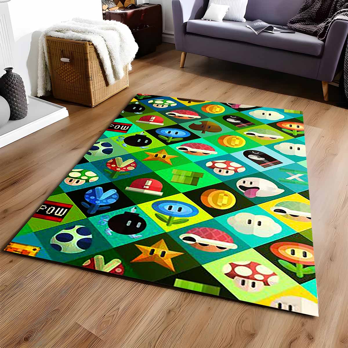 Tapis Super Mario personnages 29