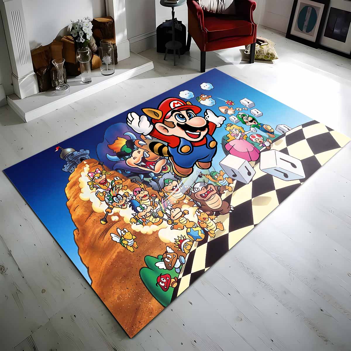 Tapis Super Mario personnages 33