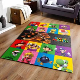 Tapis Super Mario personnages 39