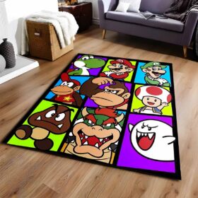 Tapis Super Mario personnages 44