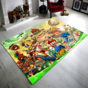 Tapis Super Mario personnages 5
