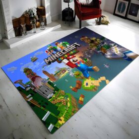 Tapis Super Mario style Minecraft