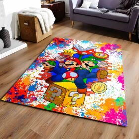 Tapis Super Mario Luigi