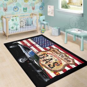 Tapis 1969 Dodge Charger American Flag