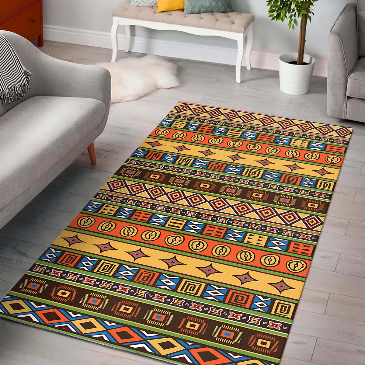 Tapis African Nn1810010m – Image 3