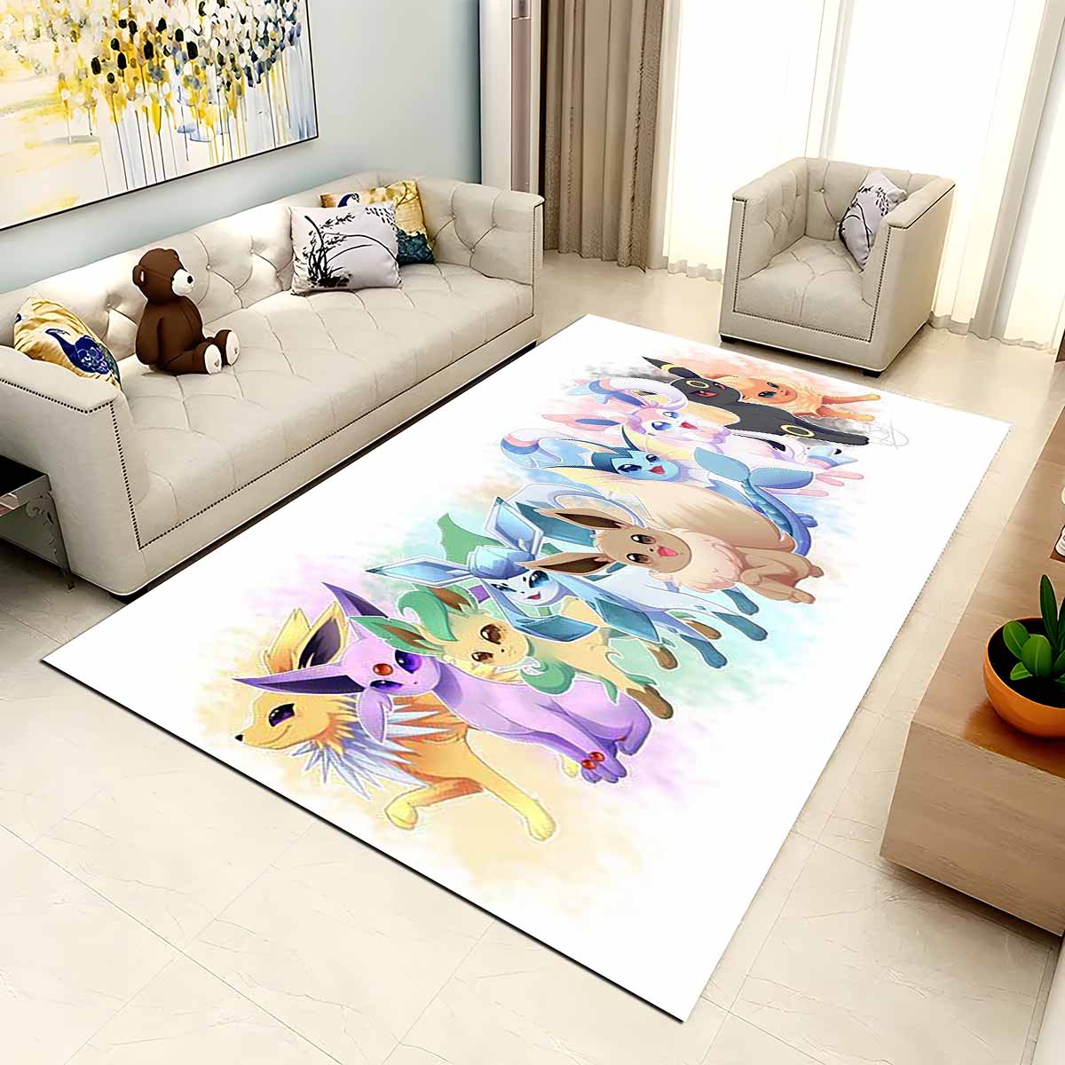 Tapis tous évolutions d'Evoli Pokmon All Eevee Evolutions Pokemon 1001 – Image 2