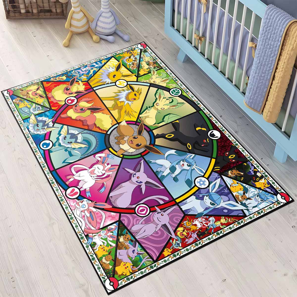 Tapis tous évolutions d'Evoli Pokmon All Eevee Evolutions Pokemon 1003 – Image 3
