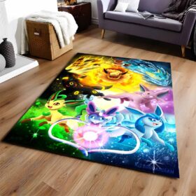 Tapis tous évolutions d&rsquo;Evoli Pokmon All Eevee Evolutions Pokemon 1004