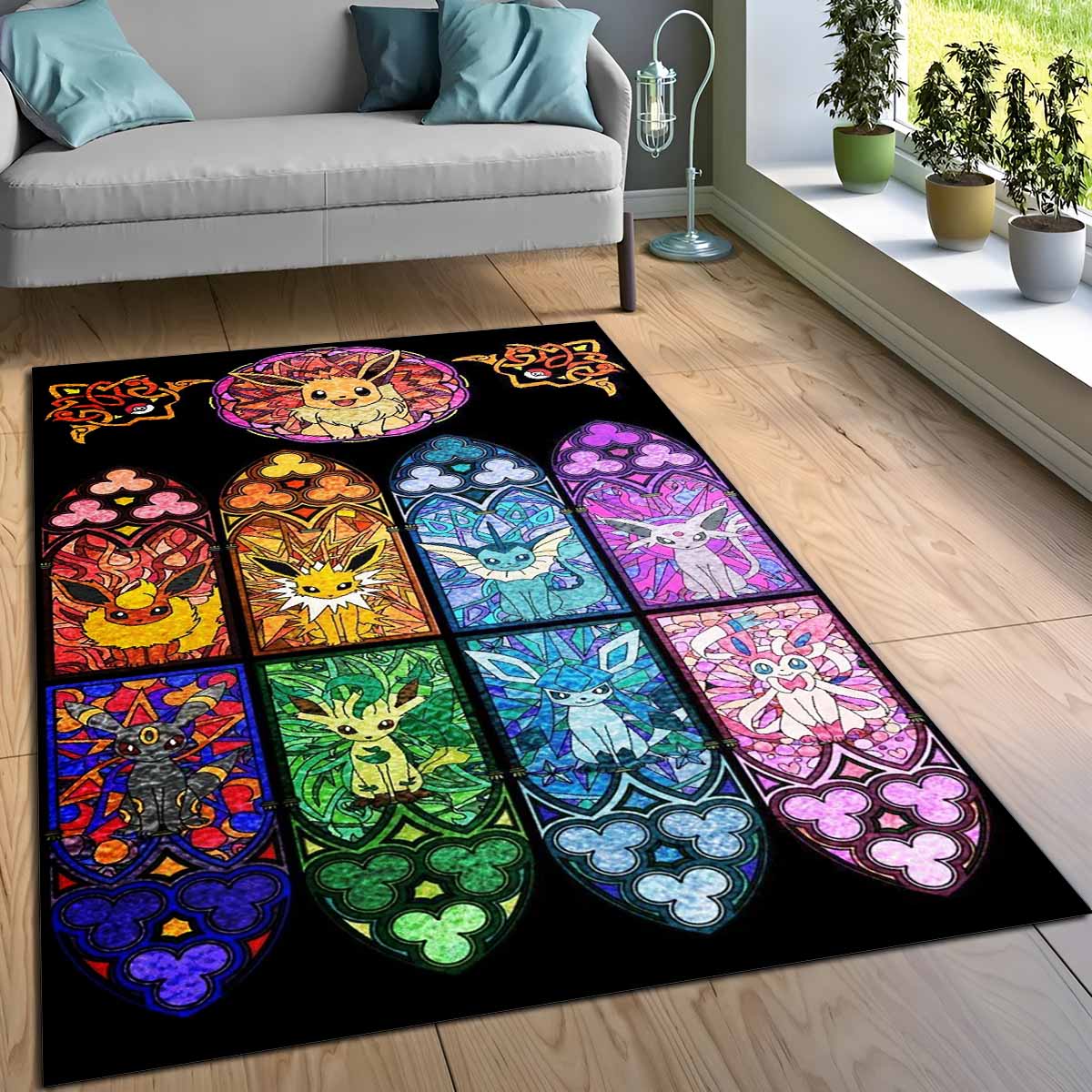 Tapis tous évolutions d'Evoli Pokmon All Eevee Evolutions Pokemon 1006 – Image 3