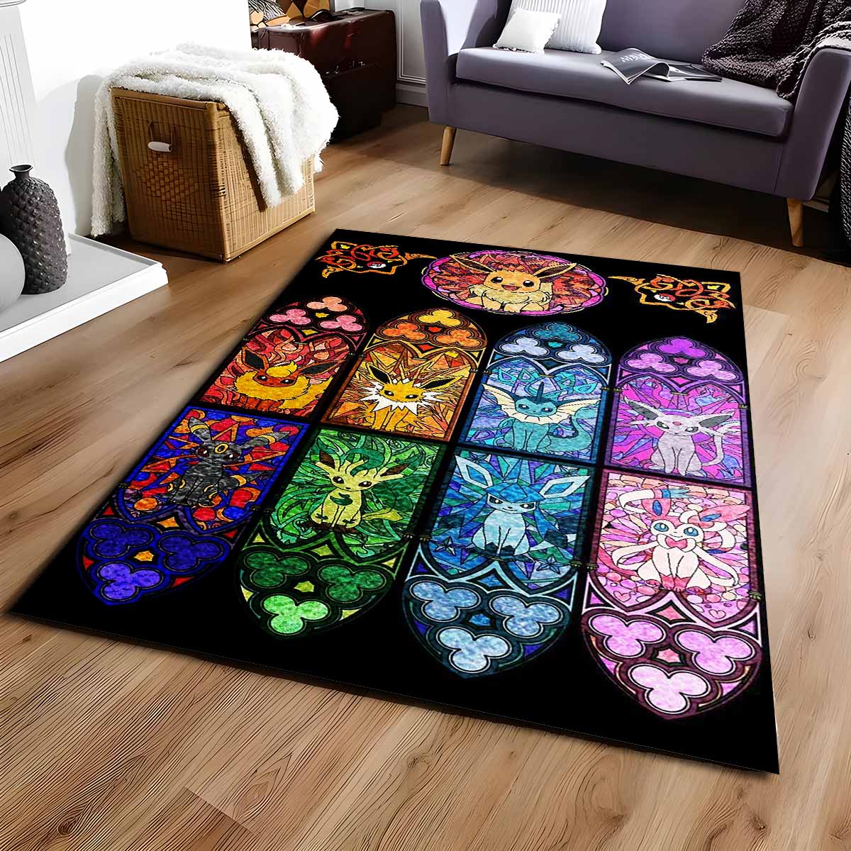 Tapis tous évolutions d'Evoli Pokmon All Eevee Evolutions Pokemon 1006