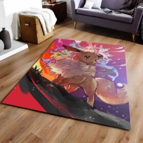 Tapis tous évolutions d&rsquo;Evoli Pokmon All Eevee Evolutions Pokemon 1008