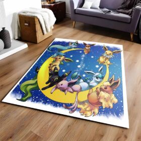 Tapis Pokmon sur la Lune All Eevee Evolutions Pokemon On Moon