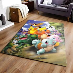 Tapis tous heureux Pokmon