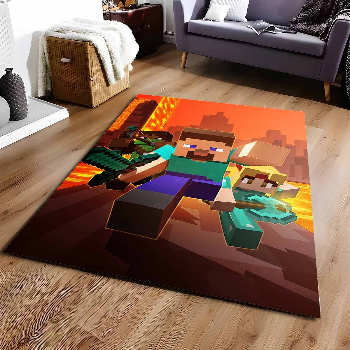 Tapis tous Minecraft-personnages 02