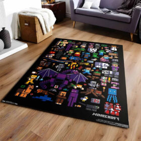 Tapis tous Minecraft-personnages