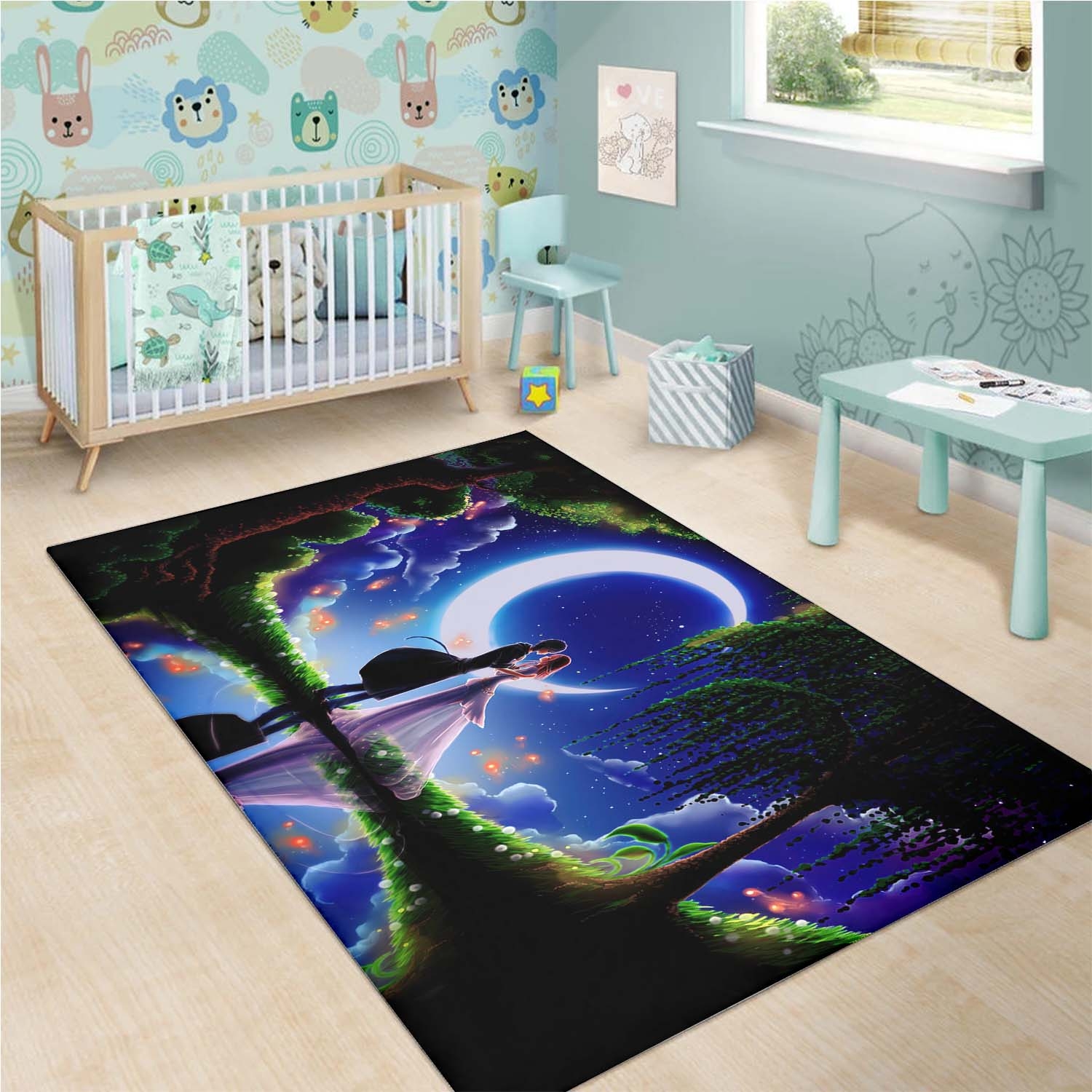 Tapis Anime Couple Kiss