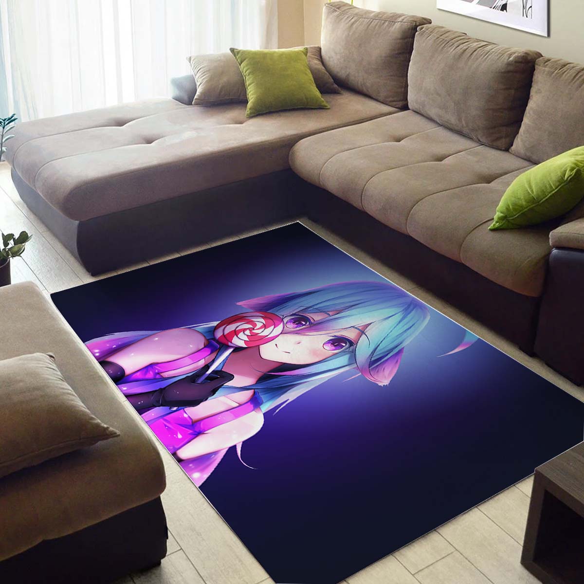 Tapis Anime Girl Lollipop – Image 3
