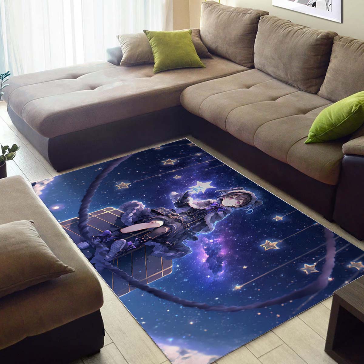 Tapis Anime Girl Stars – Image 3