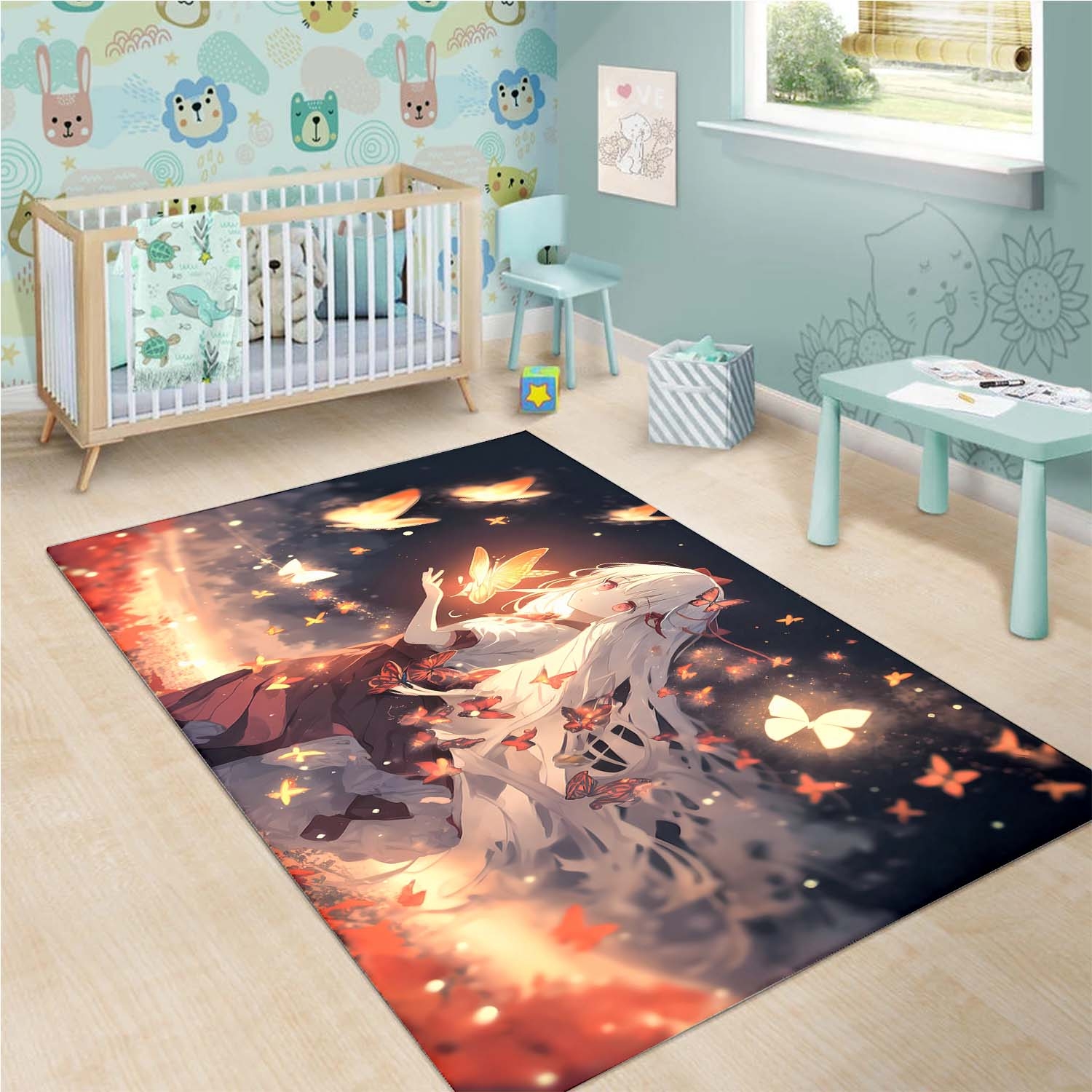 Tapis Anime Girl Surreal