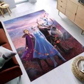 Tapis Anna Elsa Olaf Frozen Eisknigin Disney 4836