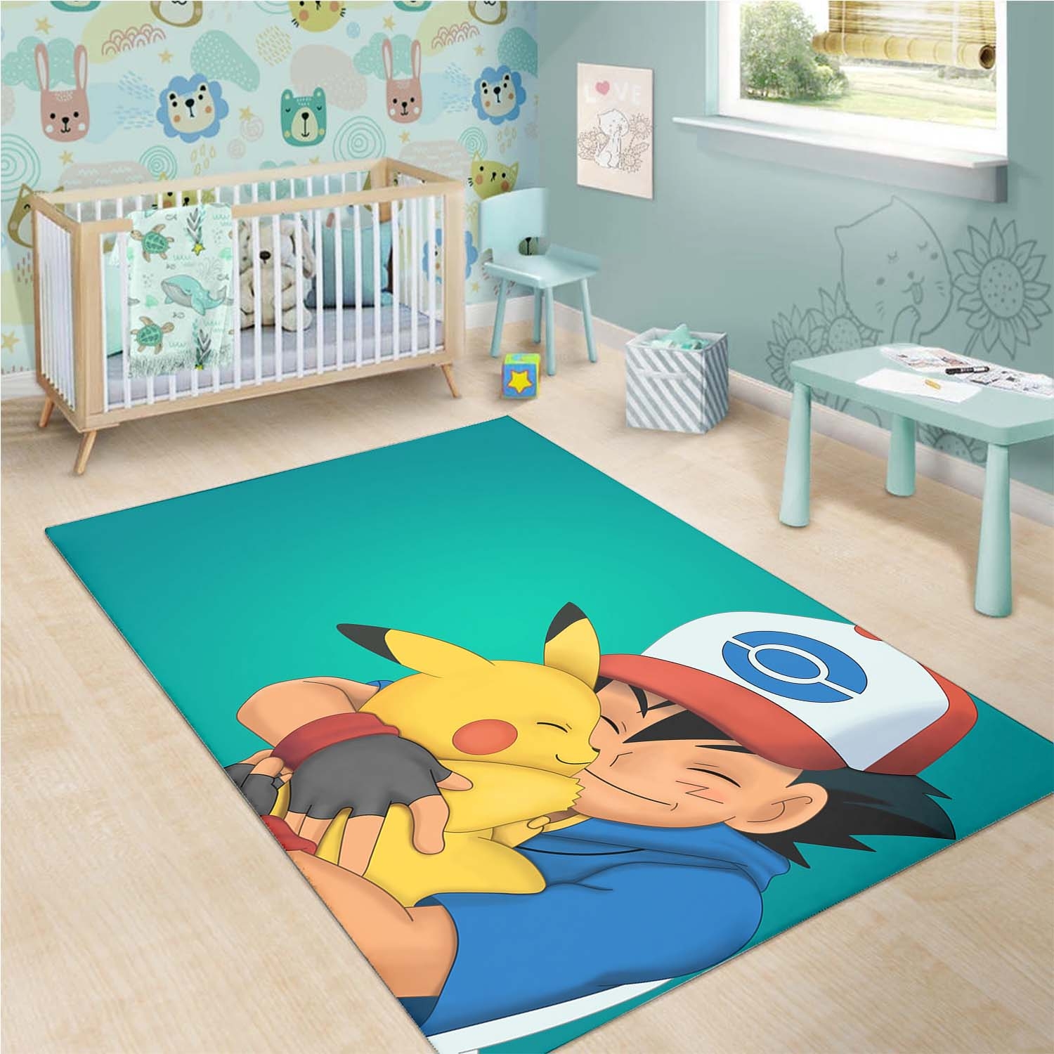 Tapis Ash Ketchum Pikachu 1