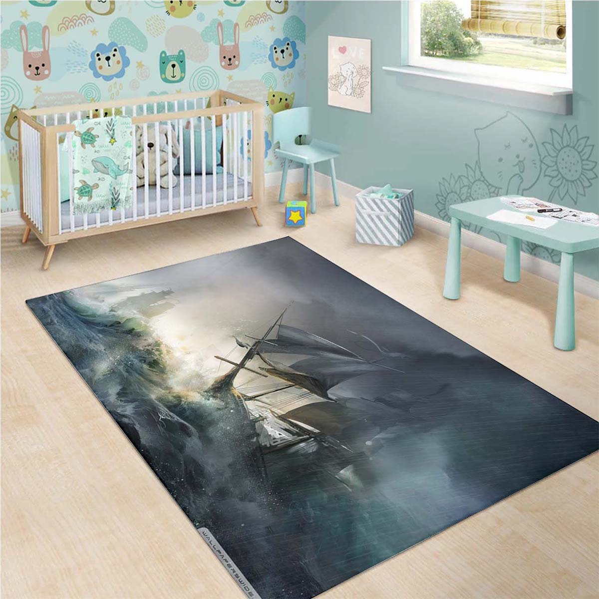 Tapis Assassins Creed Iii Ships – Image 3