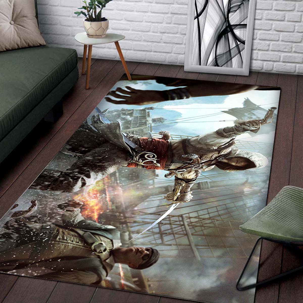 Tapis Assassins Creed Iv Black Flag Edward Kenway – Image 2