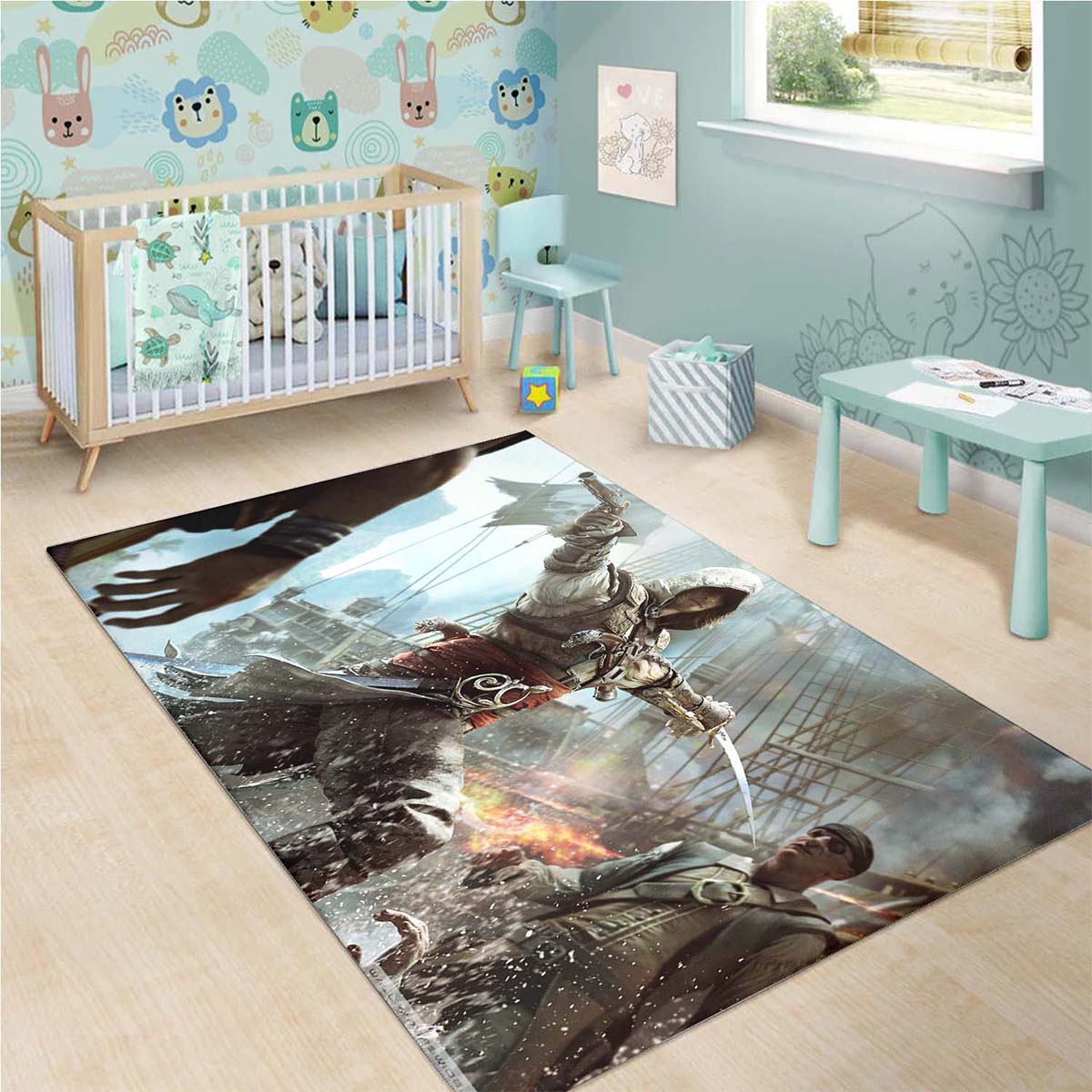 Tapis Assassins Creed Iv Black Flag Edward Kenway – Image 3