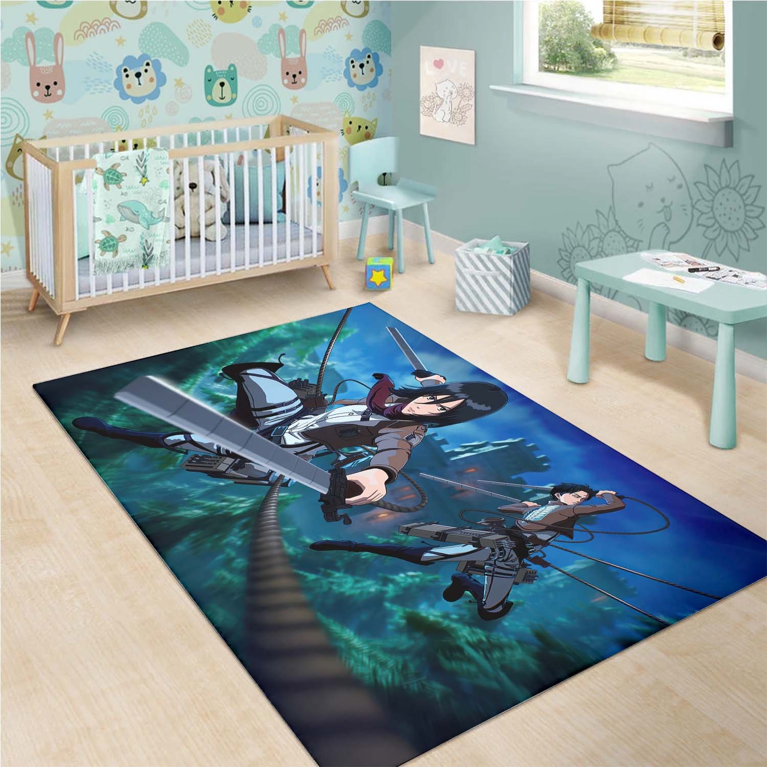 Tapis Attack On Titan 1