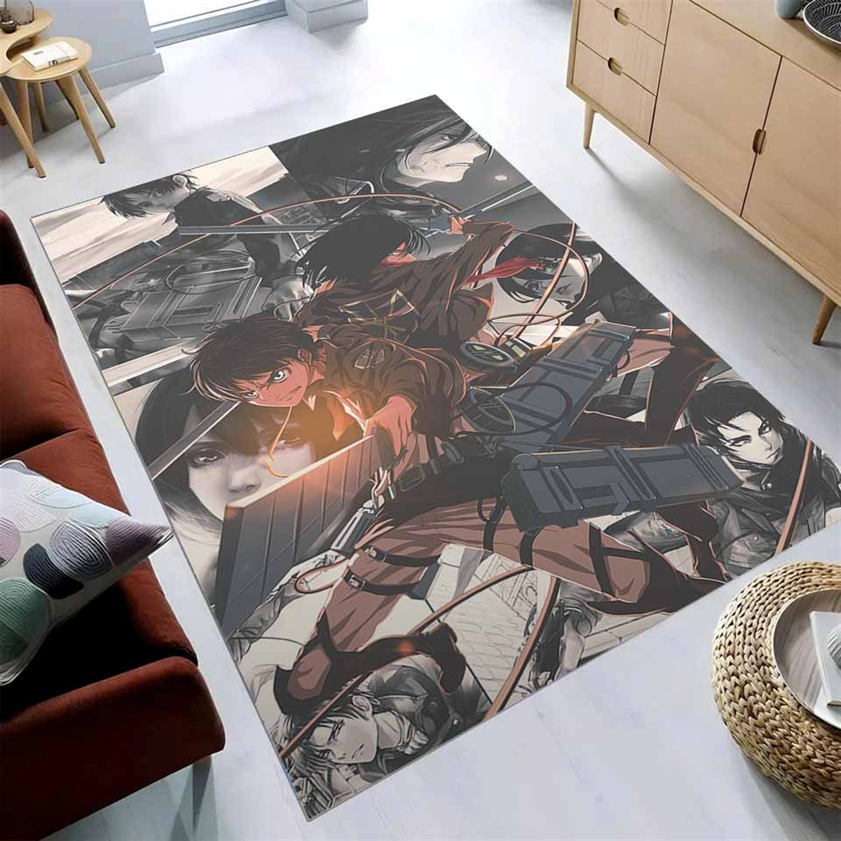 Tapis Attack On Titan 22 Anime
