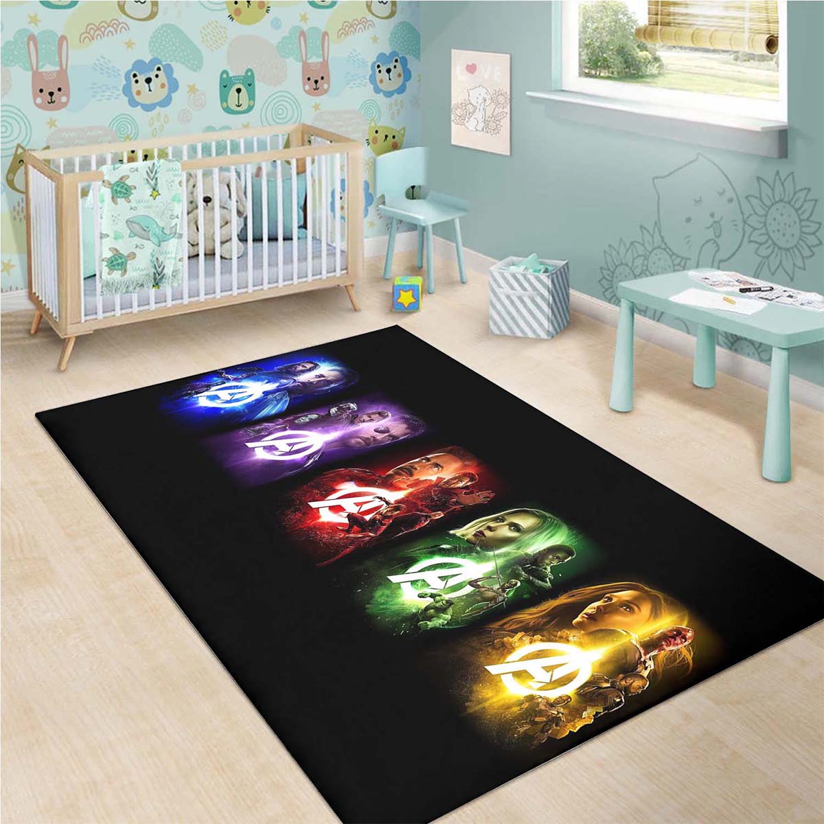 Tapis Avengers infinity war superheroes – Image 3