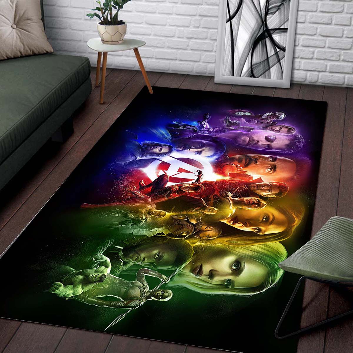 Tapis Avengers infinity war superheroes poster – Image 2