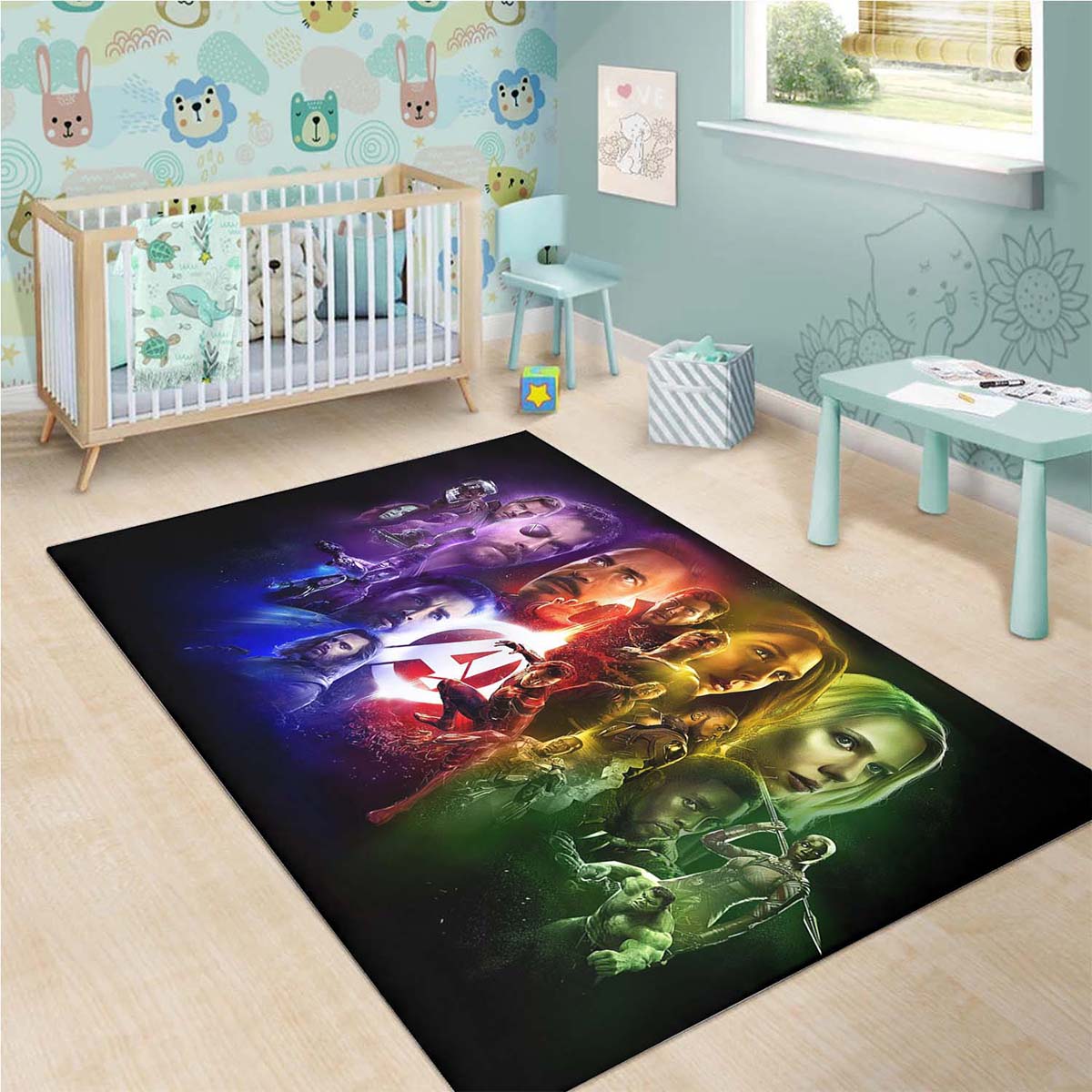 Tapis Avengers infinity war superheroes poster – Image 3