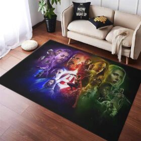Tapis Avengers infinity war superheroes poster