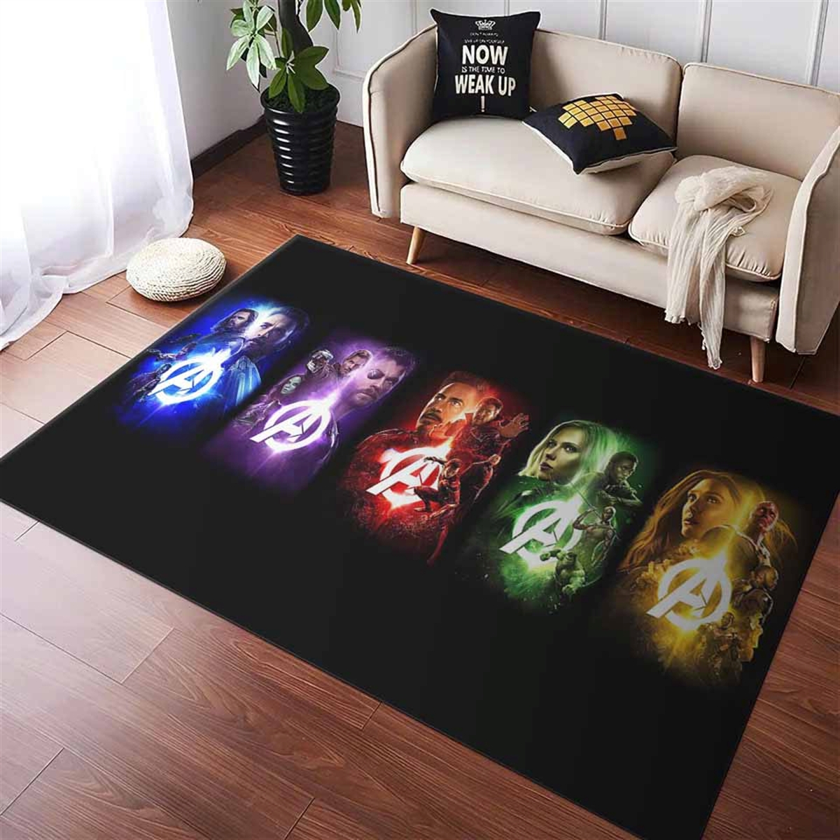 Tapis Avengers infinity war superheroes