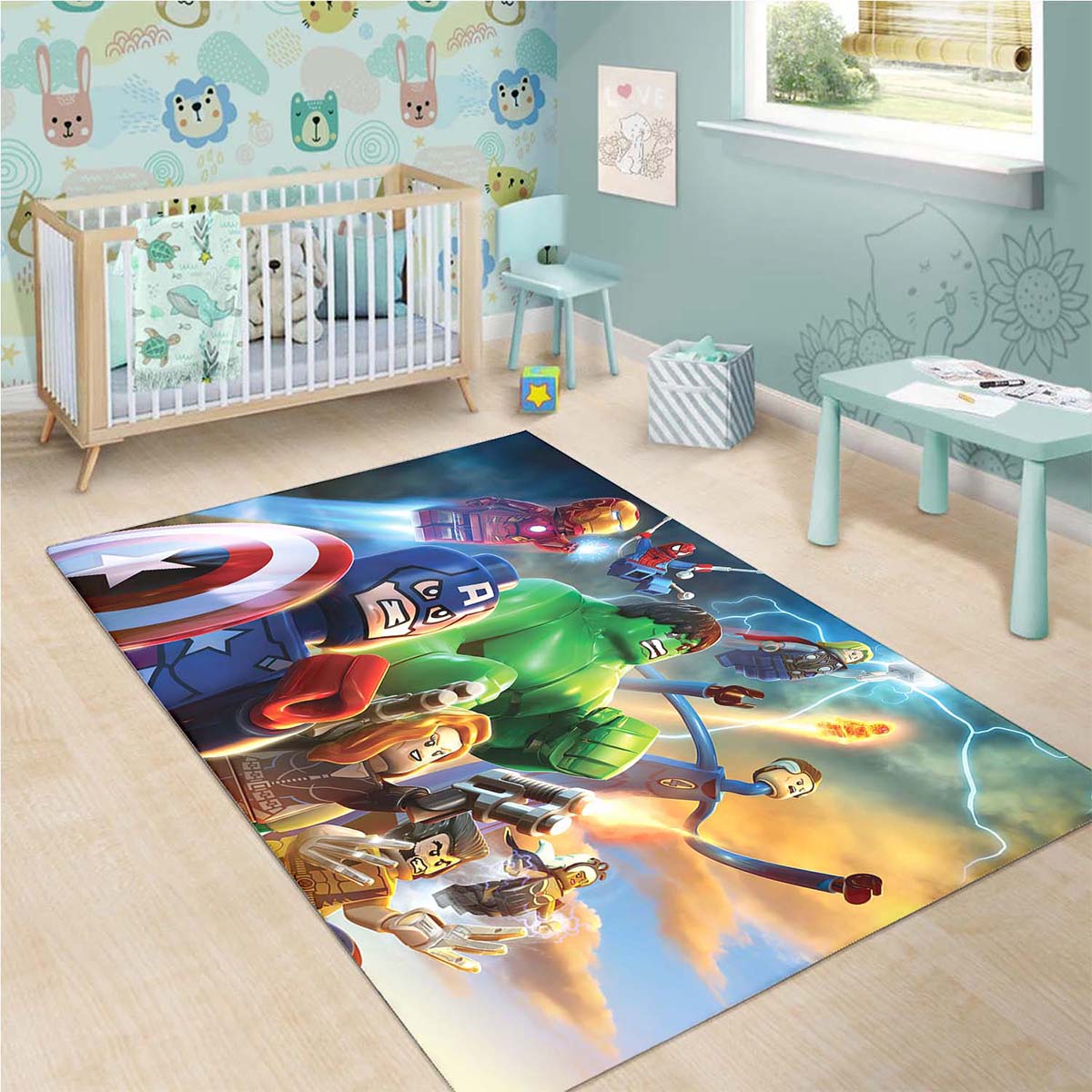 Tapis Avengers Lego Battle – Image 3
