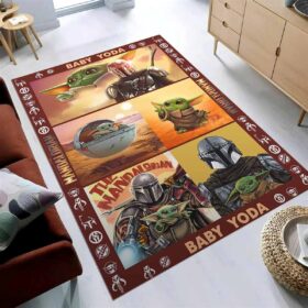 Tapis Baby Yoda Cute The Mandalorian