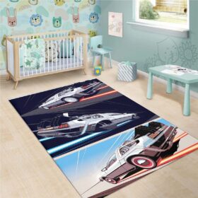 Tapis Back To The Future Delorean Car