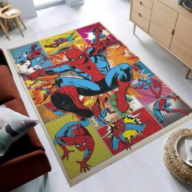 Tapis Bandes Dessines Spiderman Marvel