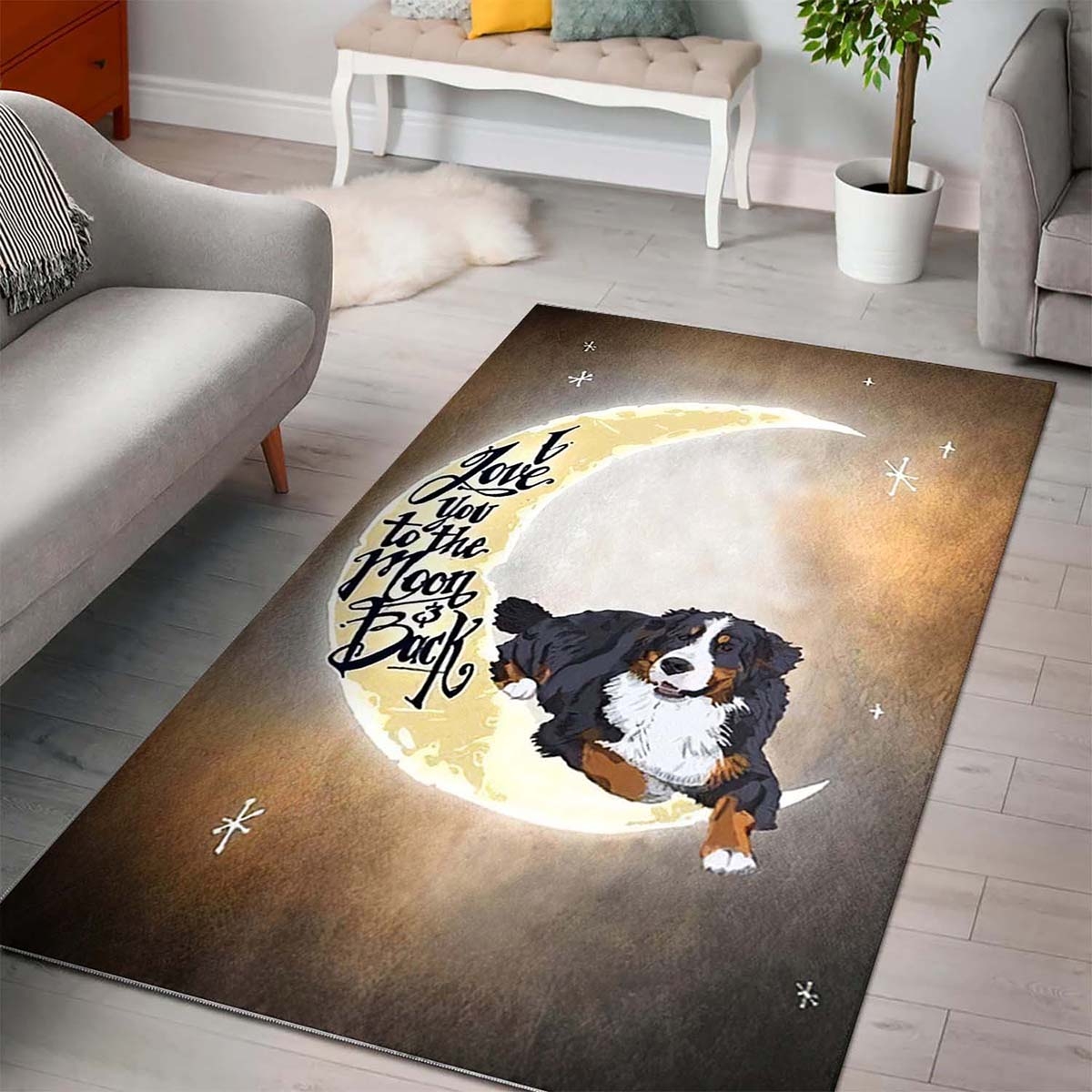 Tapis Bernese Mountain Dog De300901