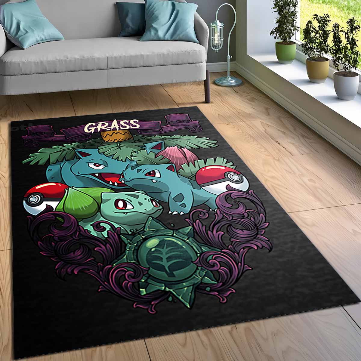 Tapis Bisasam Pokémon de type Plante – Image 3