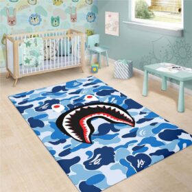 Tapis Blue Shark Bape Camo