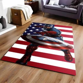 Tapis Captain America Marvel 01