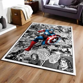 Tapis Captain America Marvel 09