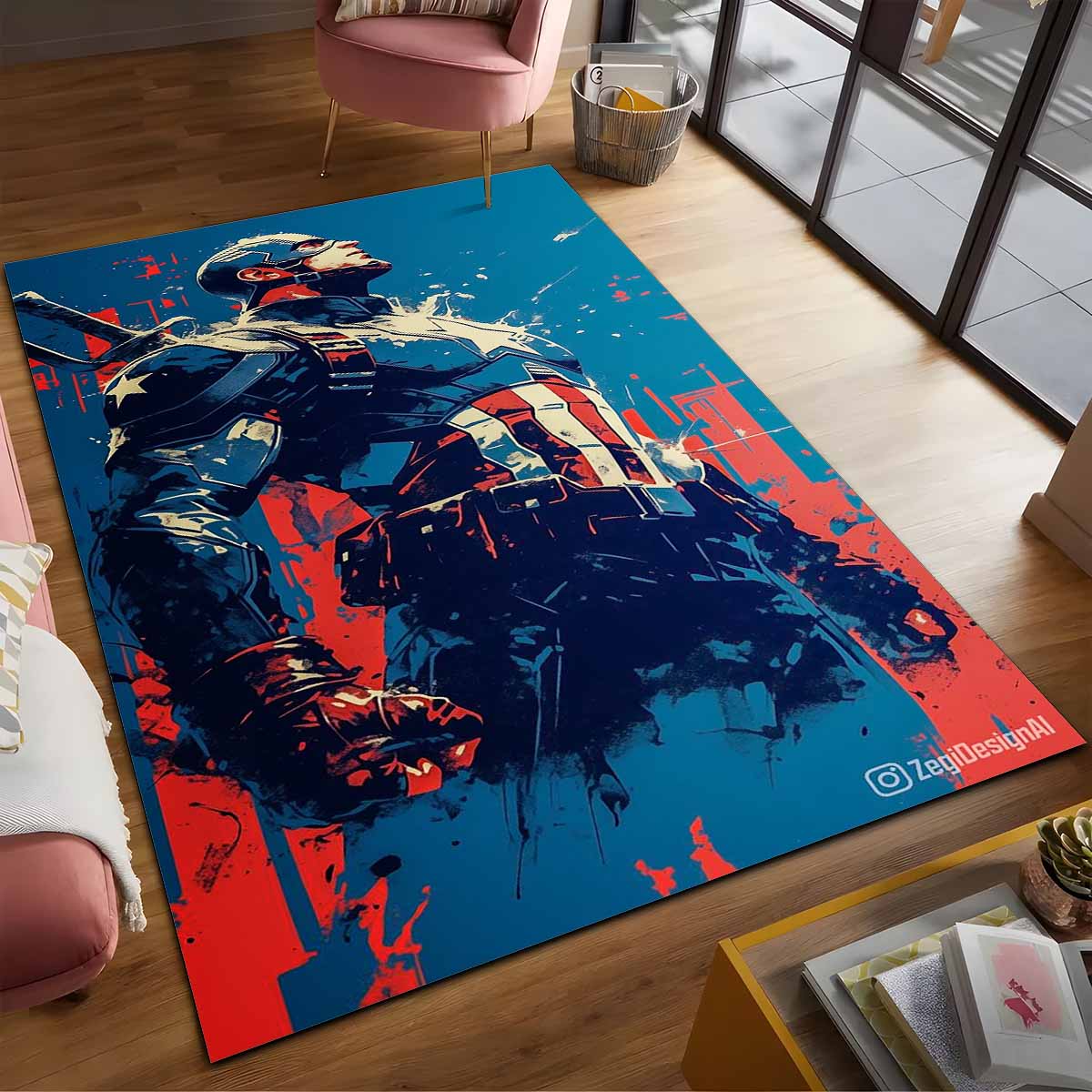 Tapis Captain America Marvel 10 – Image 2