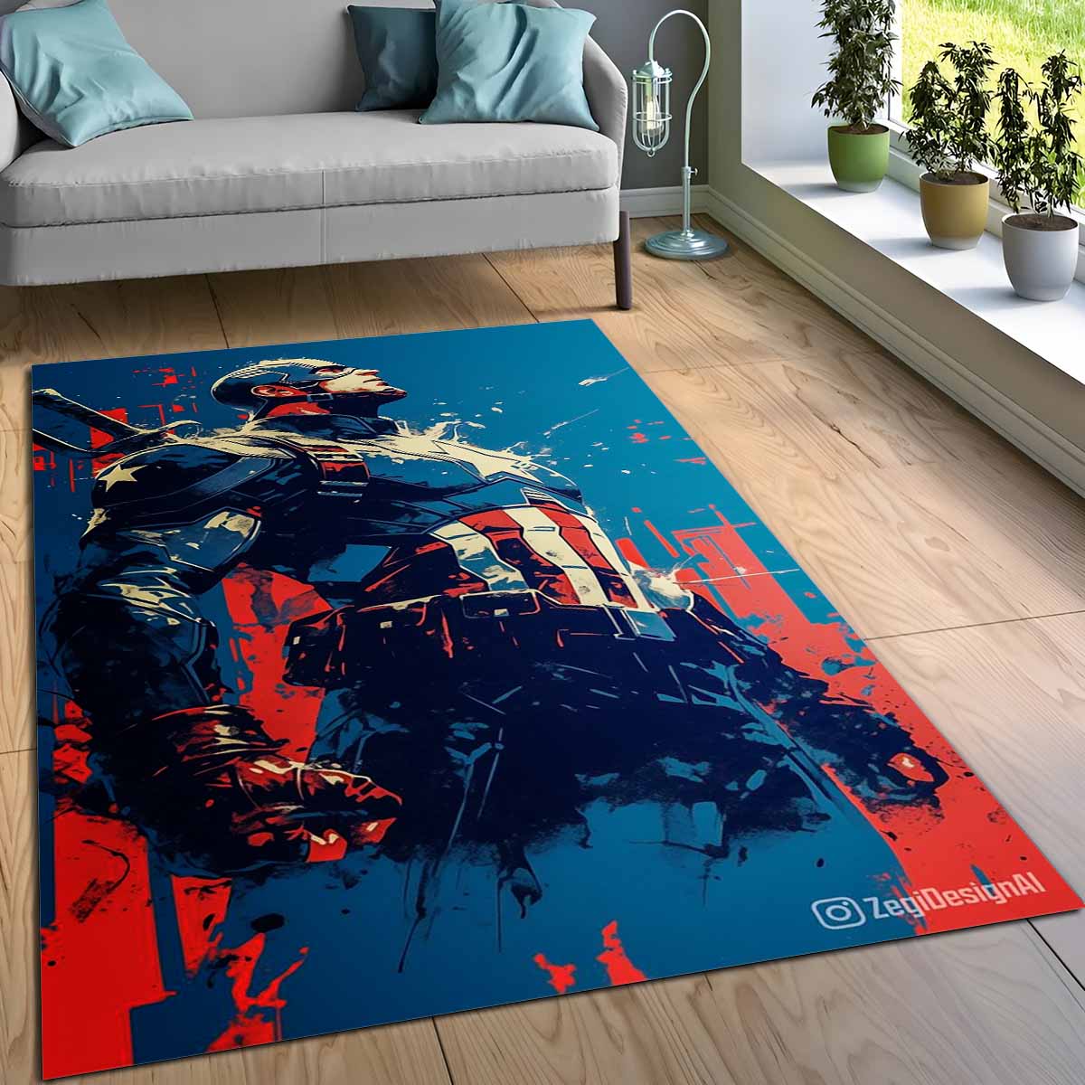 Tapis Captain America Marvel 10 – Image 3