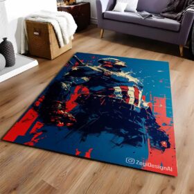 Tapis Captain America Marvel 10