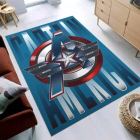 Tapis Captain America Marvel Superhero