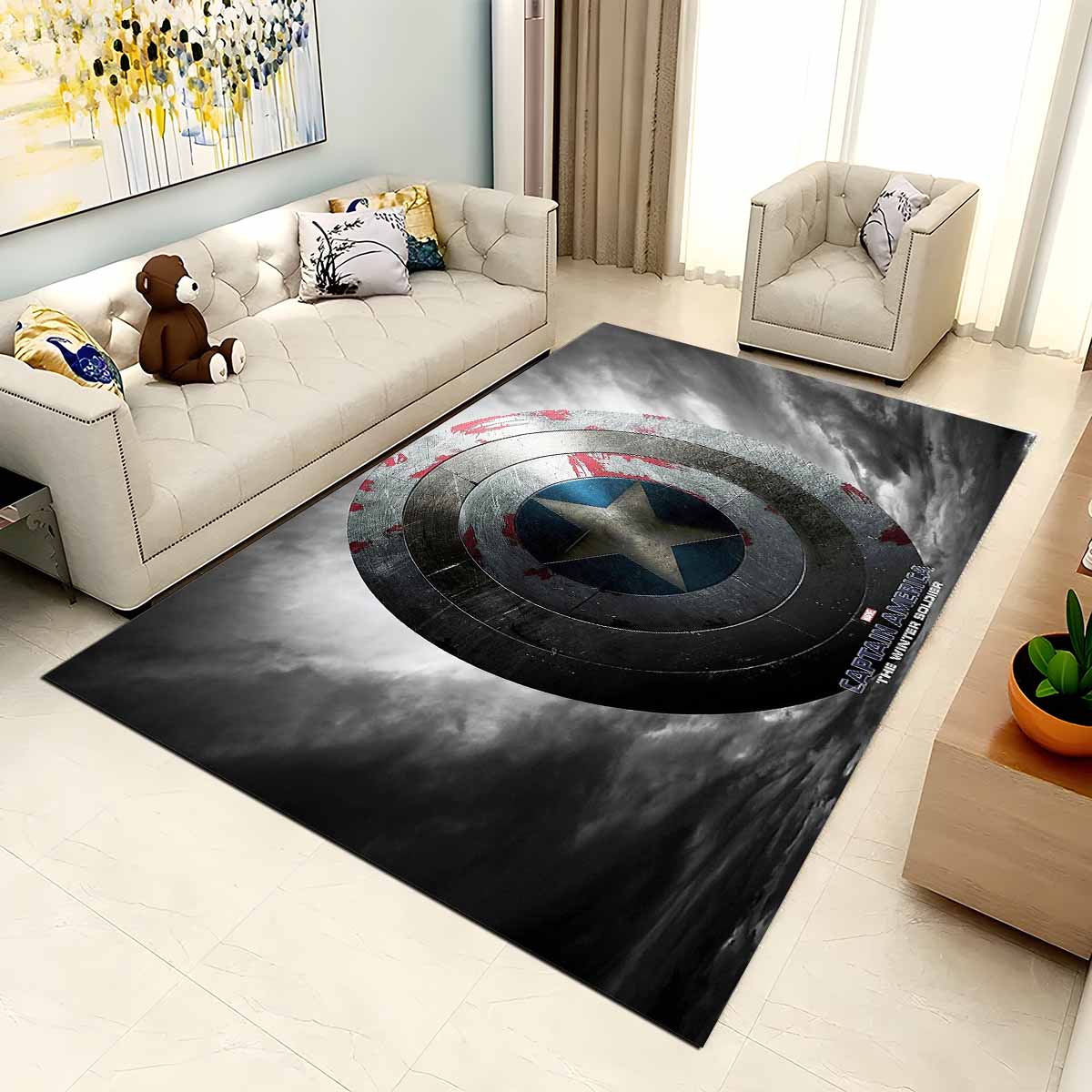 Tapis Captain America bouclier 2 – Image 2