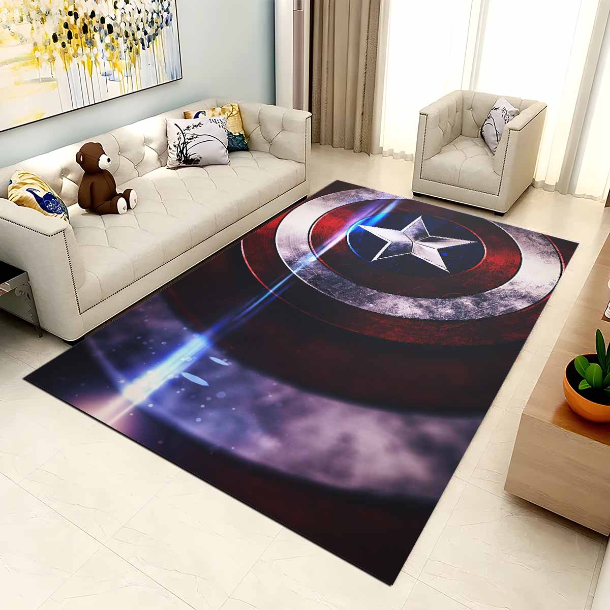 Tapis Captain America bouclier 4 – Image 2
